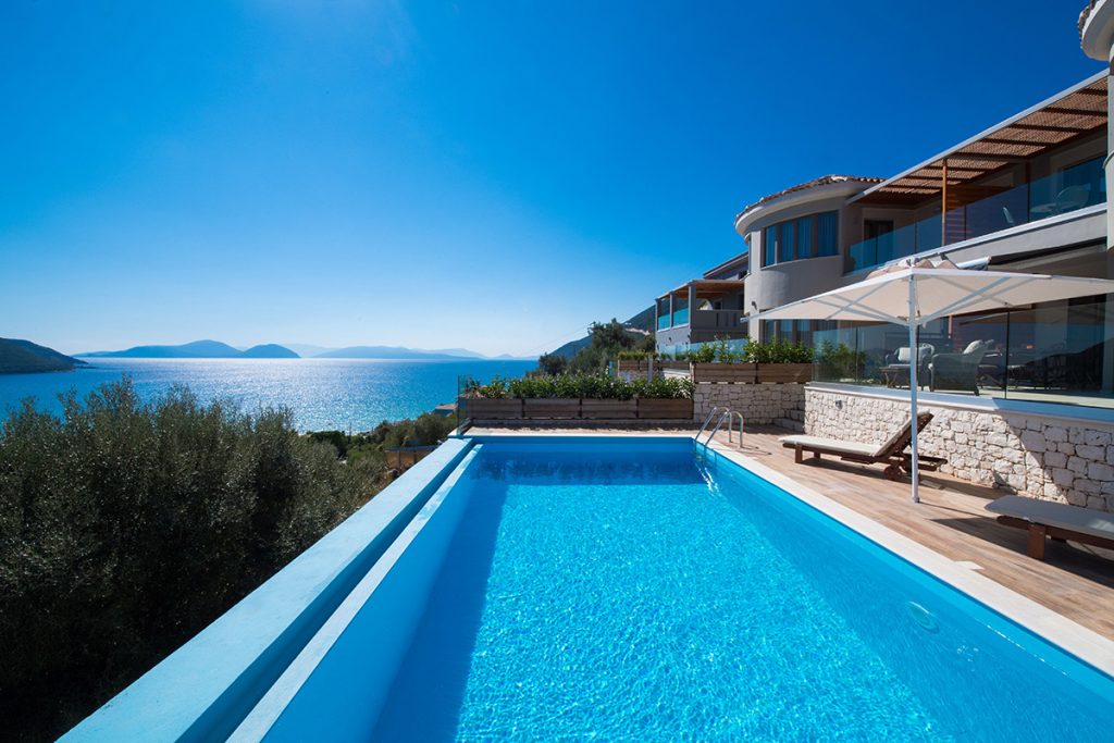 villa drakatos mare vasiliki lefkada pool with sea view cover photo