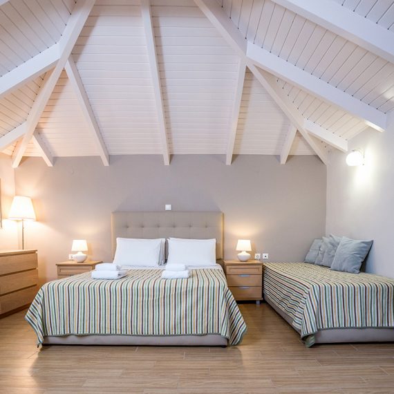villa agios ioannis lefkada greece accommodation loft style bedroom
