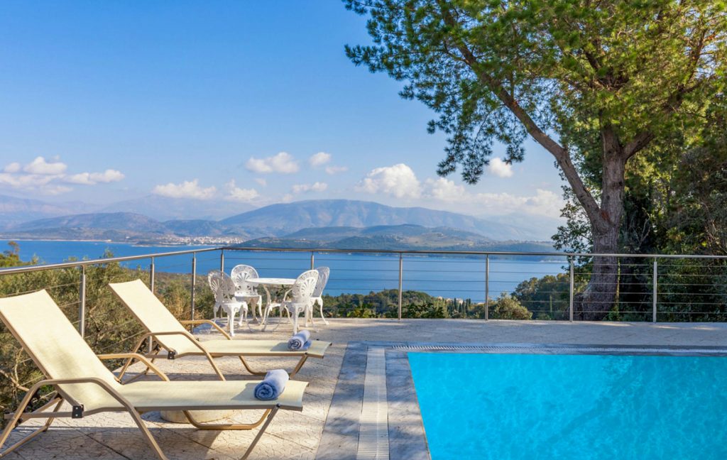 villa leondari kassiopi corfu greece pool with view cover photo