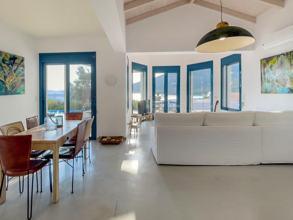 villa saphora ammouso lefkada greece living room couches