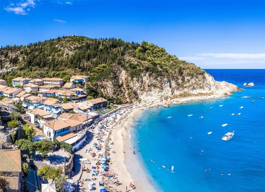 agios nikitas village beach lefkada greece