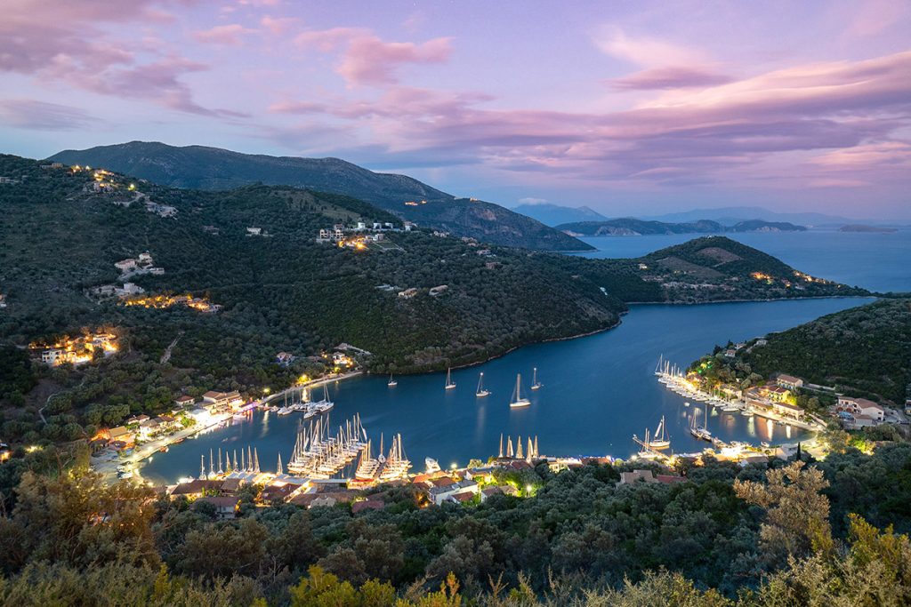 sivota village bay lefkada greece