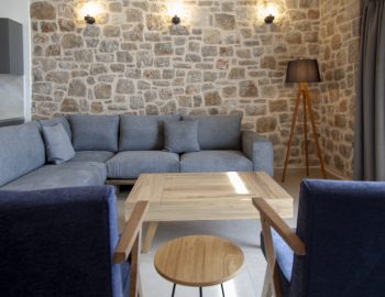 onorama villas perigiali lefkada big sitting room blue furnitures
