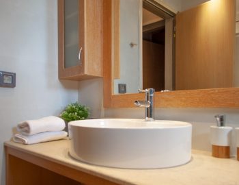 16 villa aldena lefkada greece bathroom sink towels