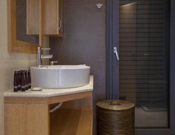 villa aldena lefkada greece bathroom sink amenities