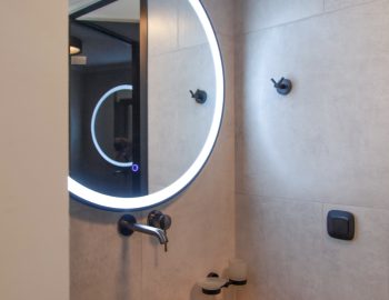 villa pasithea perigiali lefkada bathroom mirror sink