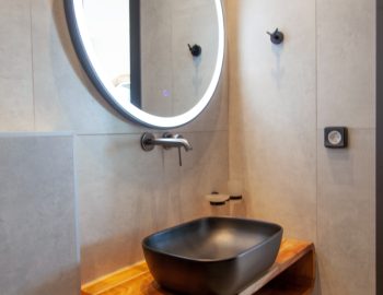 villa pasithea perigiali lefkada bathroom sink mirror