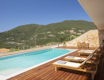 Villa Vita Sivota Lefkada exterior pool view
