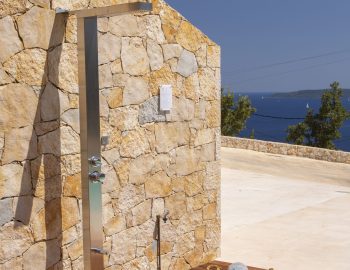 Villa Vita Sivota Lefkada exterior shower