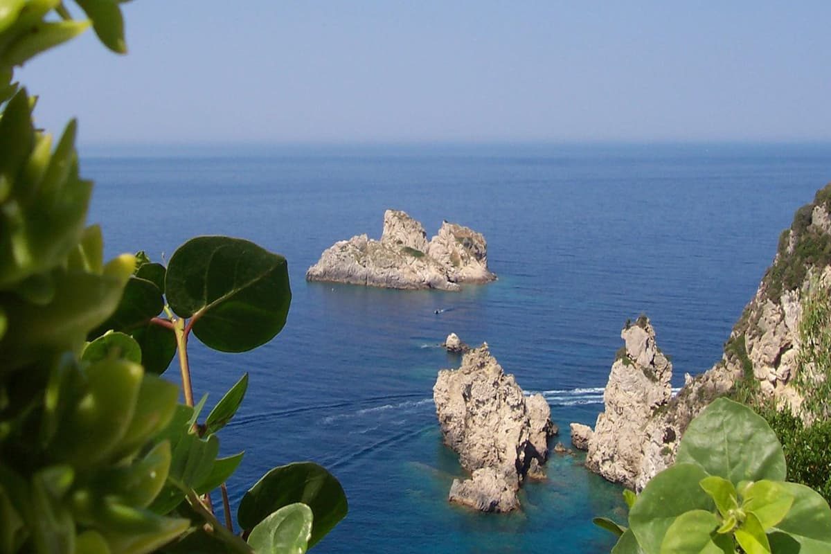 corfu island greece natural sea views