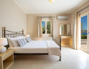 ionian luxury villas levanda lefkada perigiali mirror window bed lights pillows