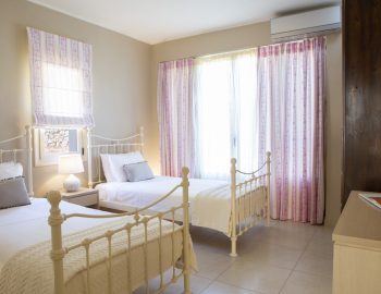 ionian luxury villas levanda lefkada perigiali single beds curtain closet pillows