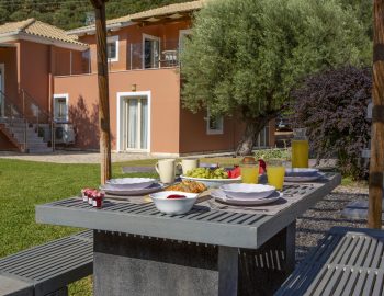 ionian luxury villas olivia lefkada perigiali barbeque table food outdoor food property building