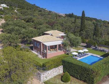 ionian luxury villas olivia lefkada perigiali property building garden swimming pool trees road