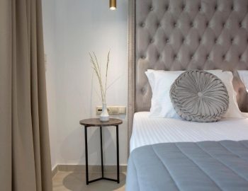 majestic villas geni lefkada bed relax nap white grey round pillow