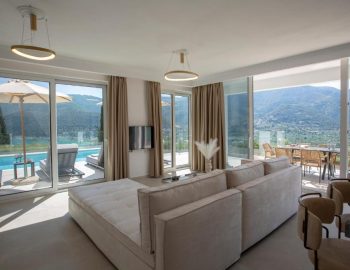 majestic villas geni lefkada living room big window view relax sofas