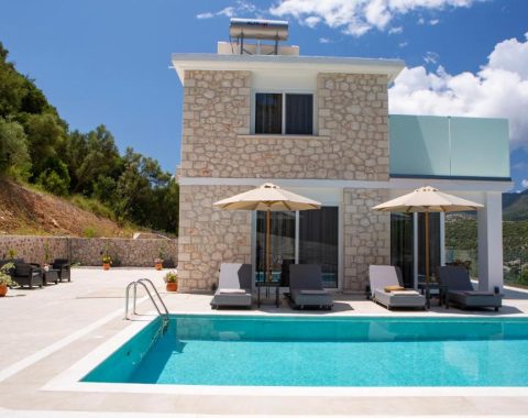 majestic villas geni lefkada pool builting hole house cover barbara