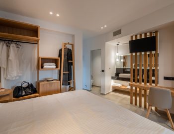 sivota kipoi suites orchid villa luxury bedroom with ensuite bathroom