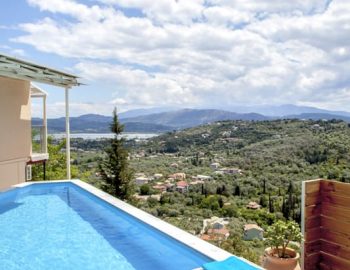 villa alba apolpena lefkada greece view from sun loungers