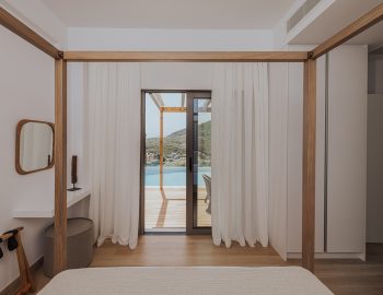 villa alpha sivota lefkada greece ground level double bedroom