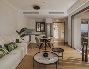villa alpha sivota lefkada greece living space