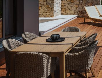 villa alpha sivota lefkada greece outdoor dining
