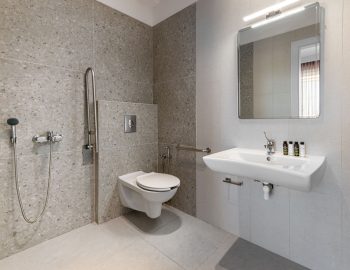 villa alpha z luxury lefkada greece family bathroom with shower