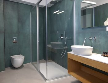 villa andromeda preveza monolithi greece bathroom and shower