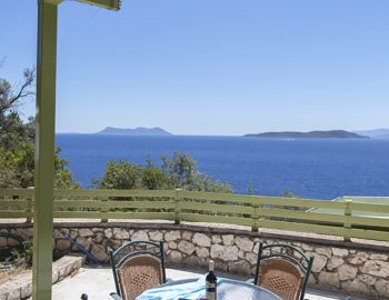 villa anemus sivota lefkada greece outdoor seating with sea view