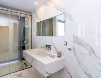 villa blue ionian sivota greece accommodation luxury family bathroom with shower