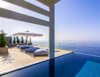 villa blue ionian sivota greece accommodation private infinity pool