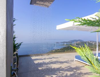 villa blue ionian sivota greece accommodation with outdoor shower
