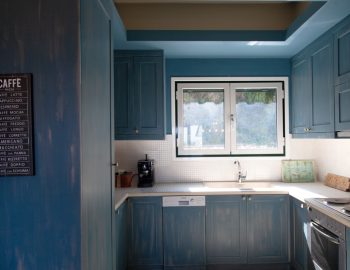 villa casa azul agios nikitas greece kitchen oven