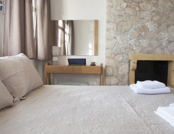 villa cohili sivota lefkada greece bedrom with double bed modern decoration