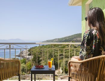 villa cohili sivota lefkada greece lefkas island private balcony with panoramic mountain sea views