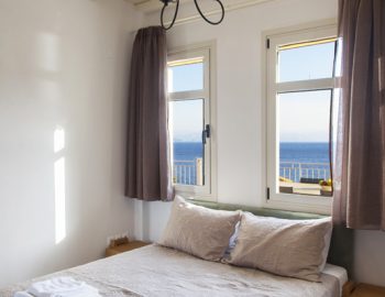 villa cohili sivota lefkada greece modern bedroom with double bed