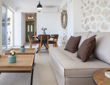 villa cohili sivota lefkada greece modern living room with stylish furniture and decoration