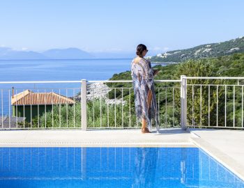 villa cohili sivota lefkada island greece private infinity pool