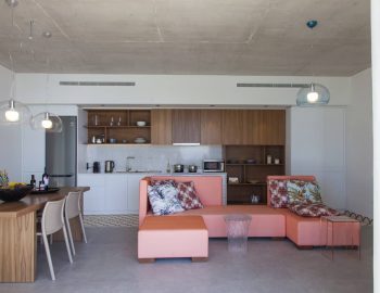 villa corali sivota lefkada greece open living area