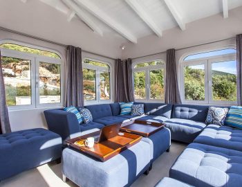 villa de ewelina ammouso lefkada accommodation open living lounge area