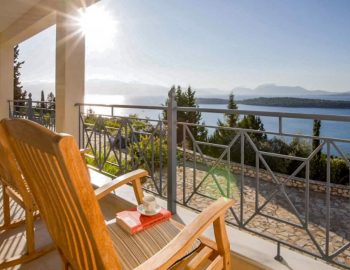 villa del sol perigiali lefkada greece balcony view