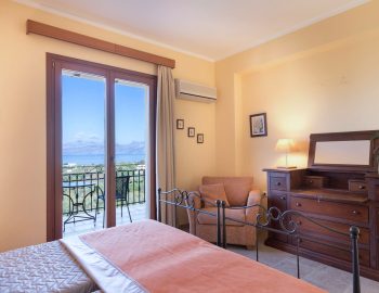 villa dendrilia kassiopi corfu greece twin single beds with view