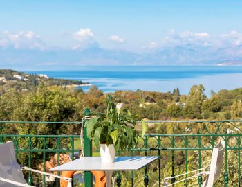 villa dendrilia kassiopi corfu greece view