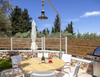 villa dioni tsoukalades lefkada outdoor dining with bbq