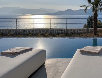 villa emepeiria paleros greece pool loungers