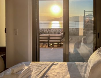 villa empeiria paleros greece bedroom double bed