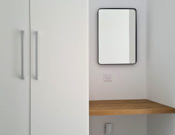 villa empeiria paleros greece closet bedroom mirror