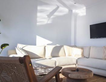 villa empeiria paleros greece couch tv