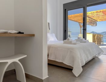 villa empeiria paleros lefkada double bed room view