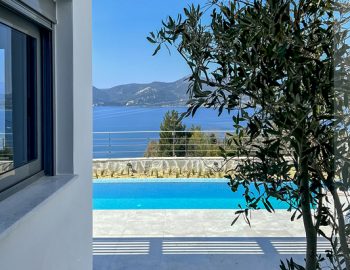 villa empeiria paleros lefkada pool olive tree